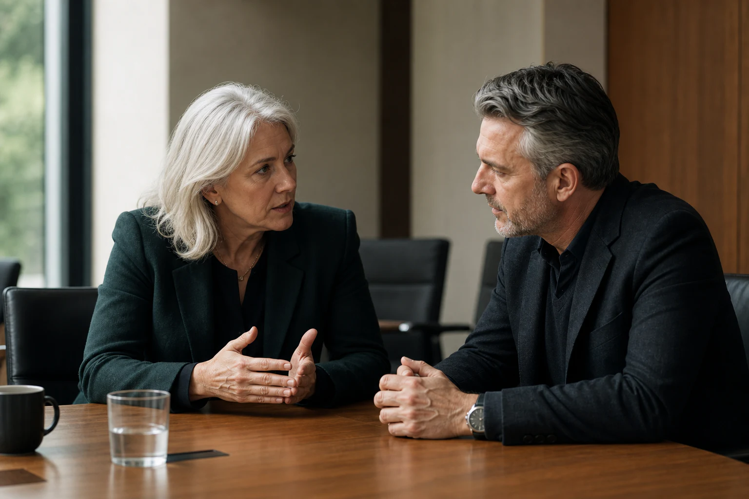 A senior board adviser gives an experienced founder direct, independent challenge in a private conversation